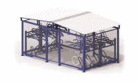 Horizontal Double 28 Bike Cage