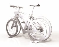 Bicycle Shaped 2 Bike Rail