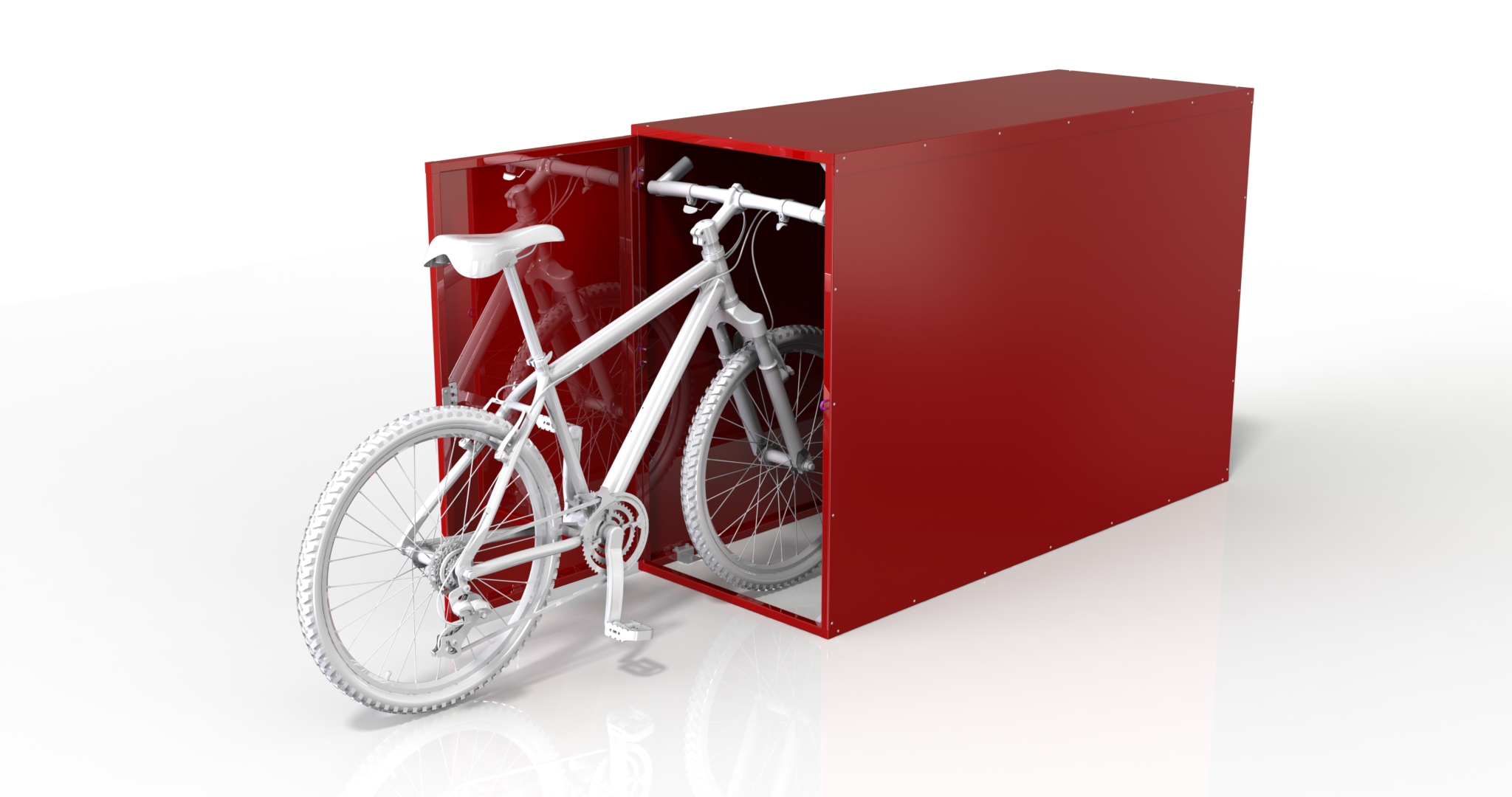 Bicycle single locker economy