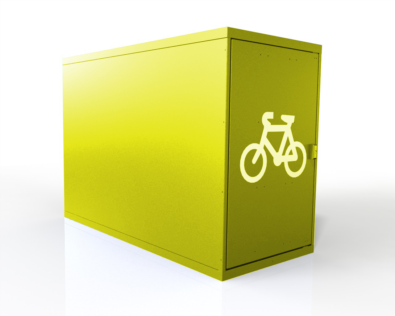 Horizontal Single 1 Bike Locker