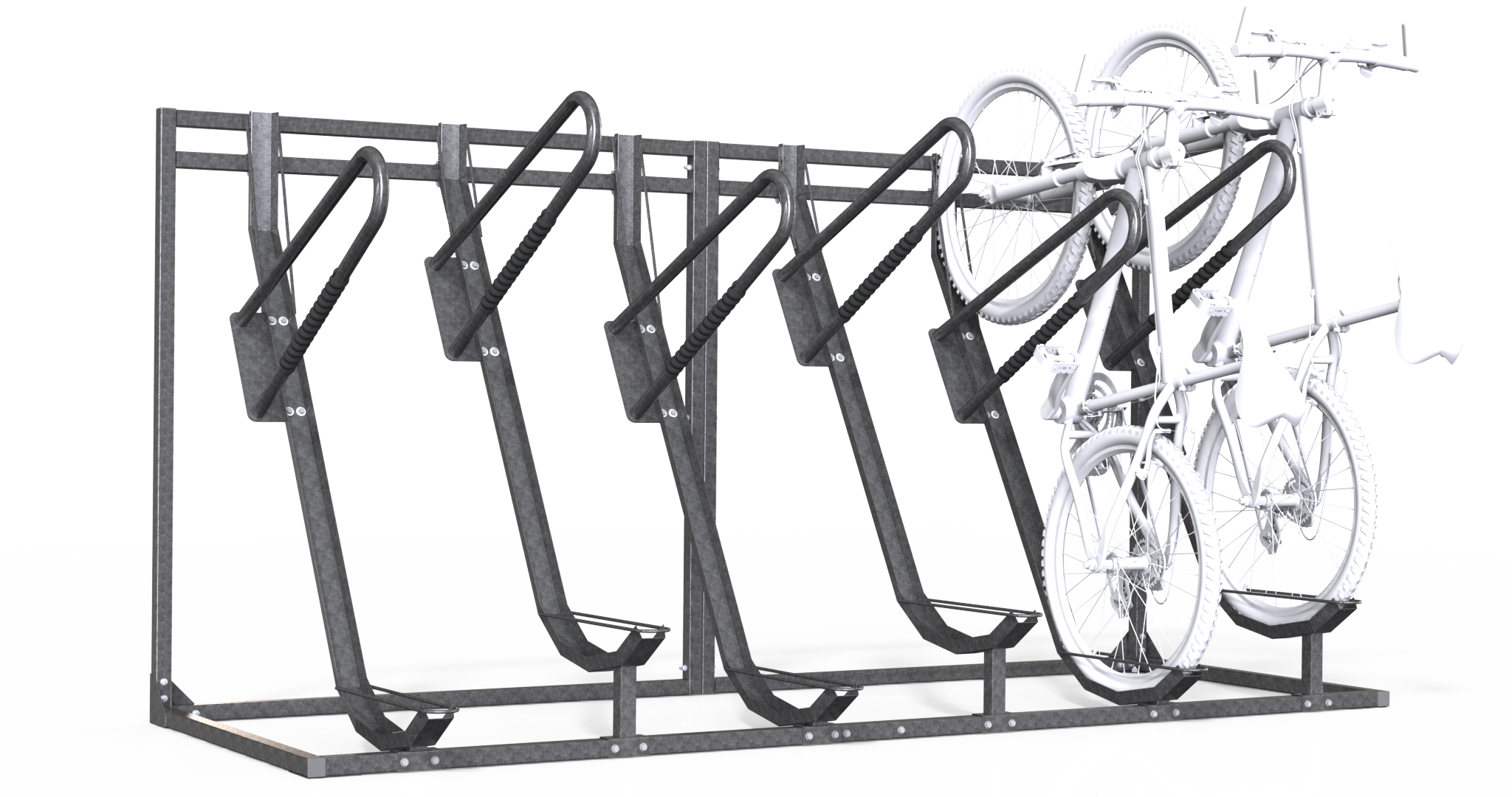 Semi Vertical Bike Rack