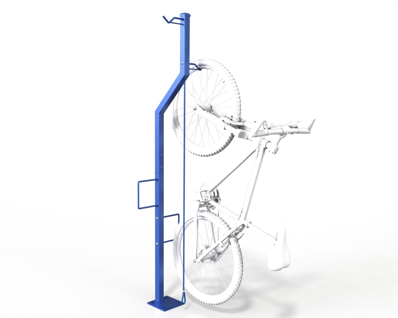 2 bike vertical rack deals