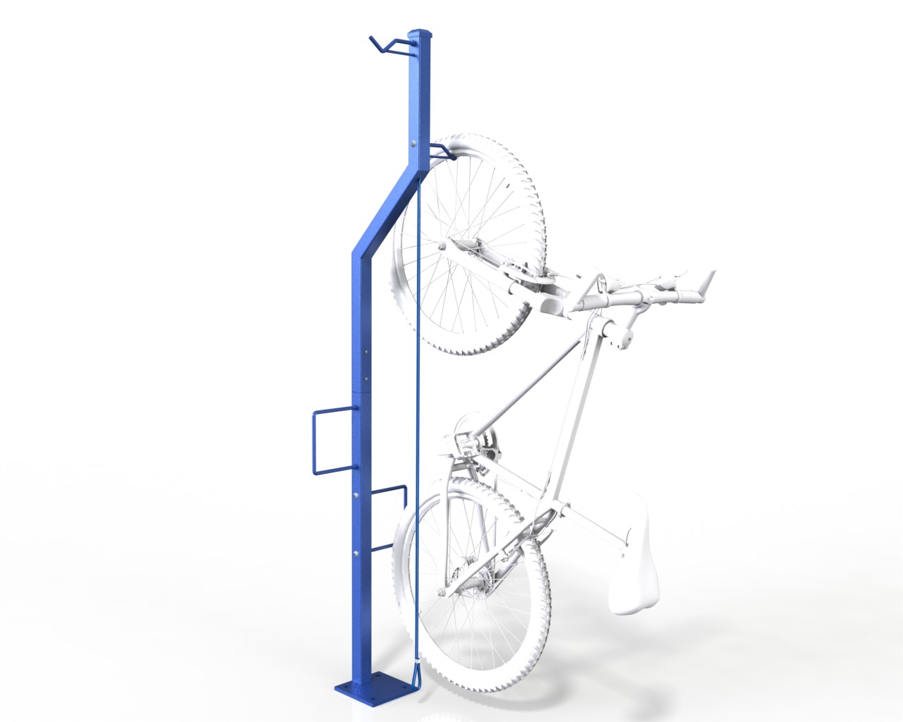 Vertical Hanging 2 Bike Rack